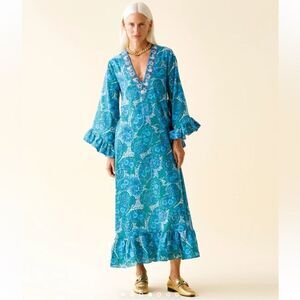 Alix Of Bohemia Zelda Pool Paisley Dress NWOT
